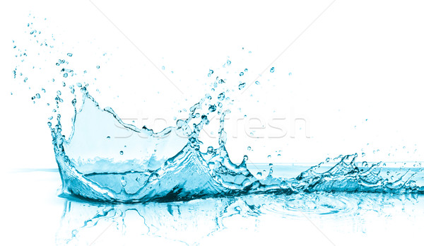 ターコイズ 孤立した 白 水 抽象的な ストックフォト © kubais
