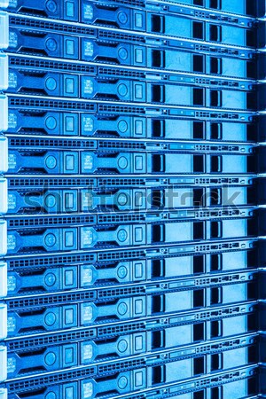 Sieci kabli przełącznik data center sprzętu Zdjęcia stock © kubais