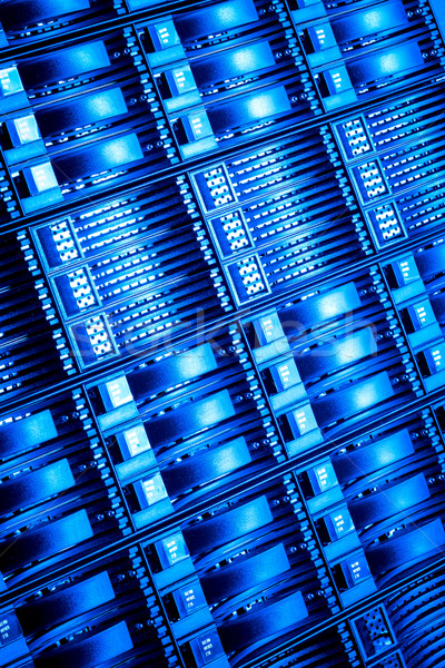 Centro de datos detalle negocios Internet seguridad azul Foto stock © kubais