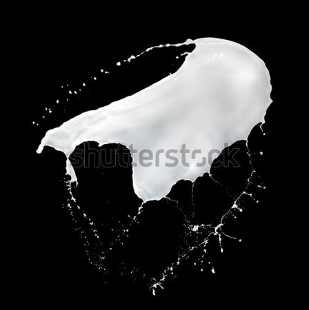 Stock photo: milk splash