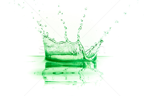 green liquid splash Stock photo © kubais