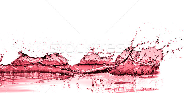 Vino rosso splash isolato bianco vino abstract Foto d'archivio © kubais