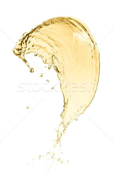 splash of white wine Stock photo © kubais