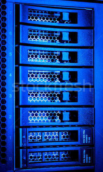 Centro de datos detalle ordenador servidor Foto stock © kubais
