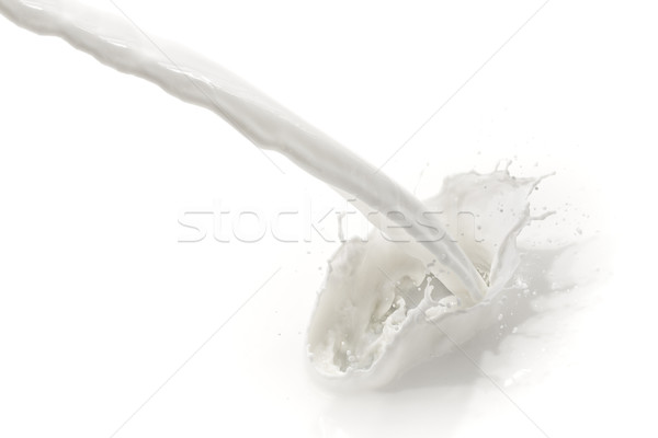 Stock photo: milk splash