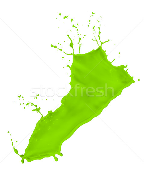 green paint splash Stock photo © kubais