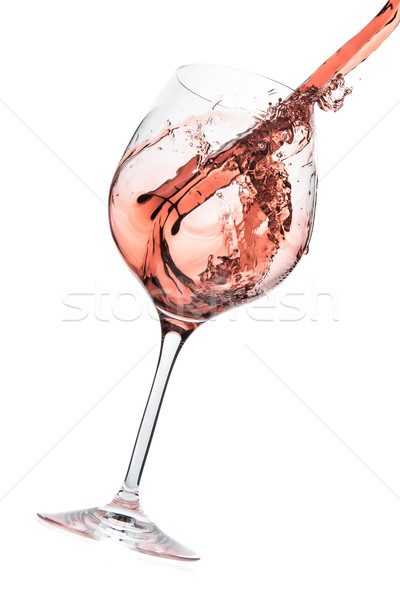 Stock photo: rose wine