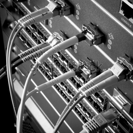Centro de datos primer plano Internet tecnología servidor red Foto stock © kubais