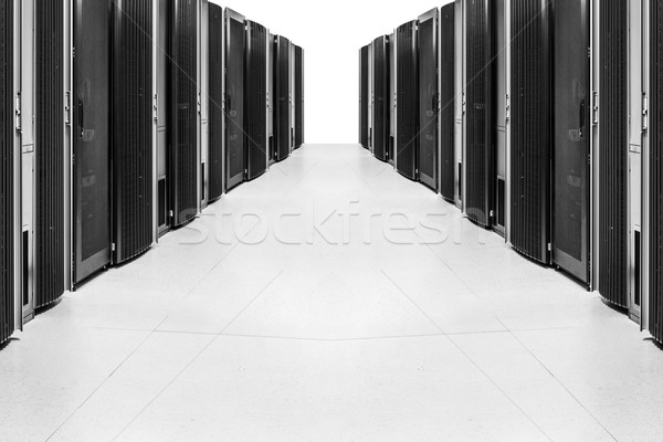 Reţea serverul cameră afaceri calculator Internet Imagine de stoc © kubais