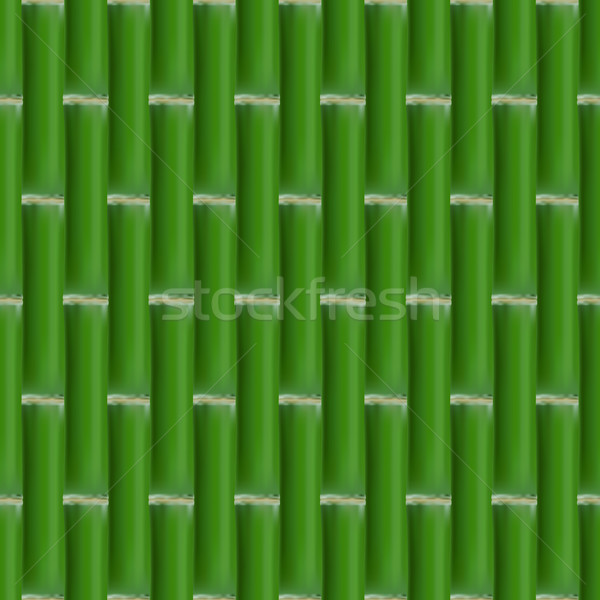 Seamless background of bamboo stalks, vector illustration. Stock photo © kup1984