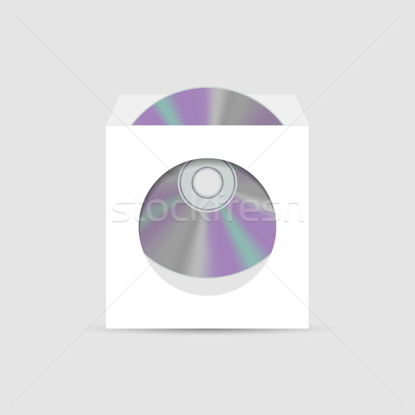 Dotación cd ventana blanco realista dentro Foto stock © kup1984