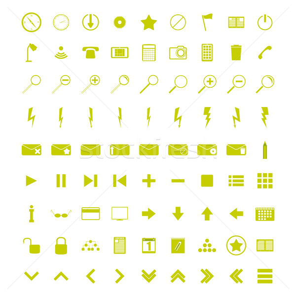 A set of universal WEB icons. Stock photo © kup1984