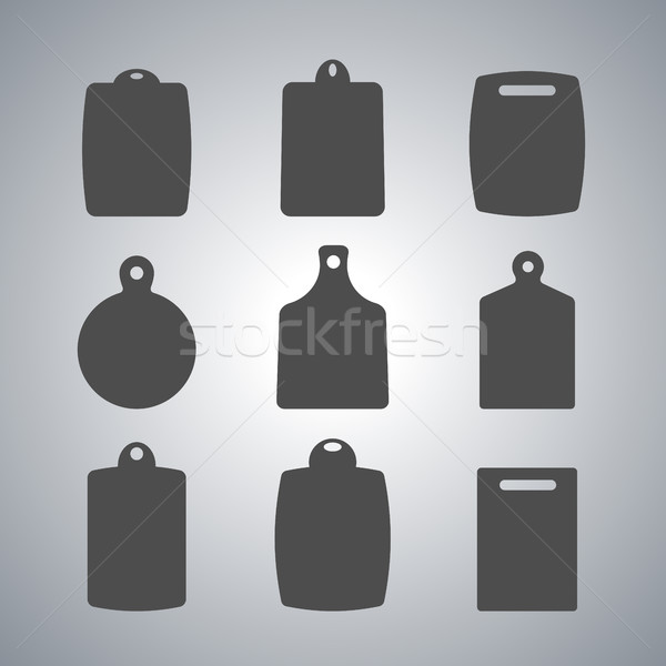 Board for cutting food, vector illustration. Stock photo © kup1984