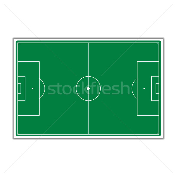 A field for Soccer, vector illustration. Stock photo © kup1984