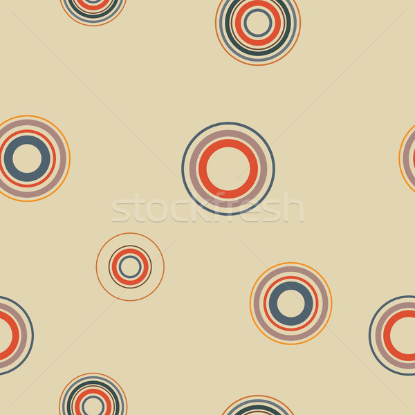 Seamless background from circles, vector illustration. Stock photo © kup1984