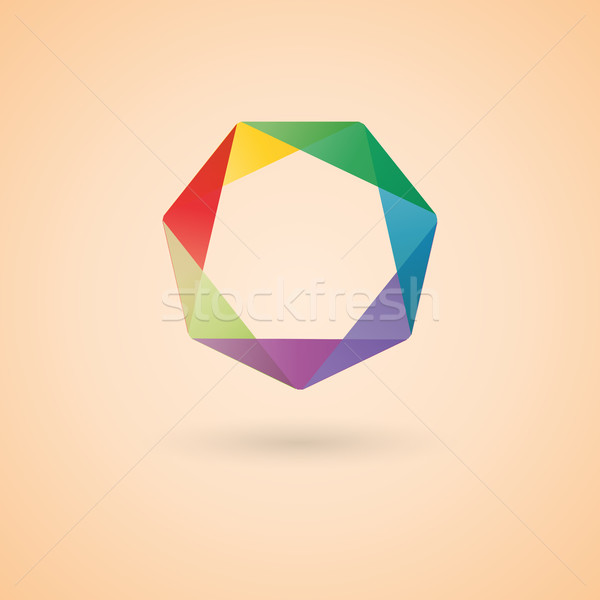 Logo-ontwerp sjabloon abstract heldere cijfer business Stockfoto © kup1984