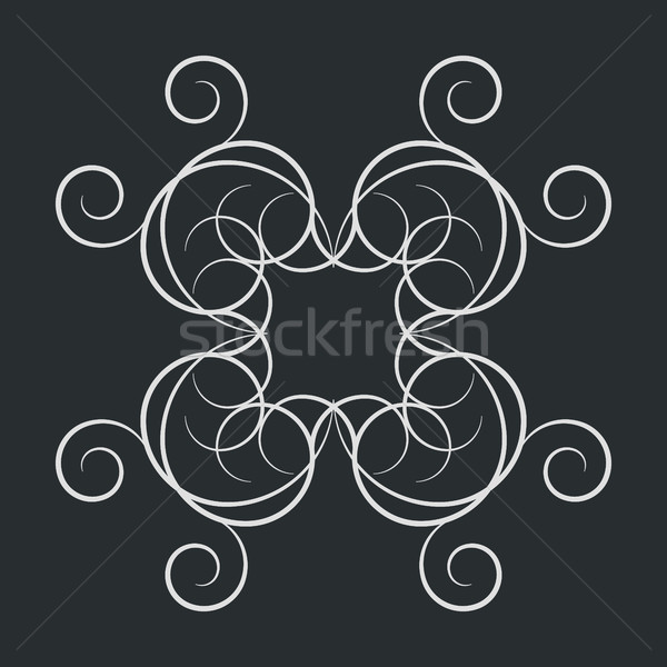 A circular ornament, vector illustration. Stock photo © kup1984