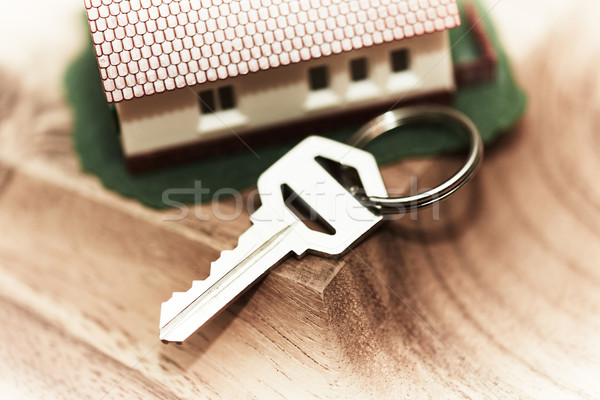 Family house and key. Stock photo © Kurhan