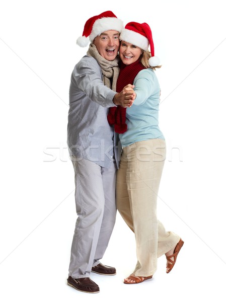 Fericit vârstnici cuplu Imagine de stoc © Kurhan