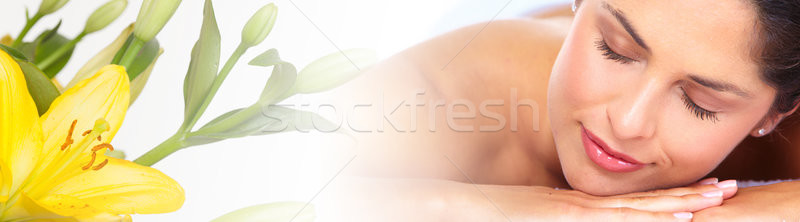 Woman having massage Stock photo © Kurhan