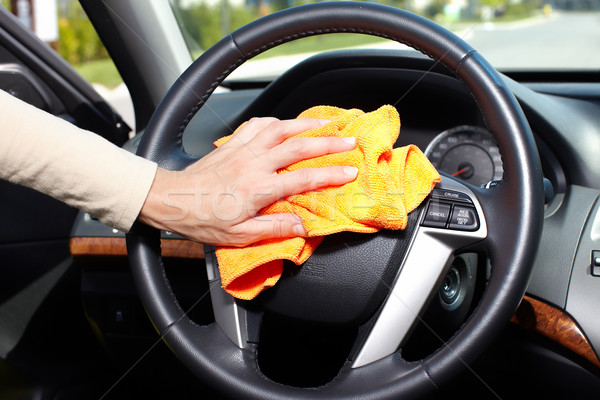 Hand cleaning car. Stock photo © Kurhan