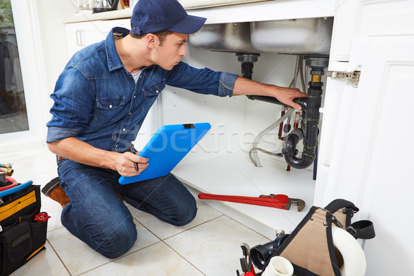 Plumber. Stock photo © Kurhan