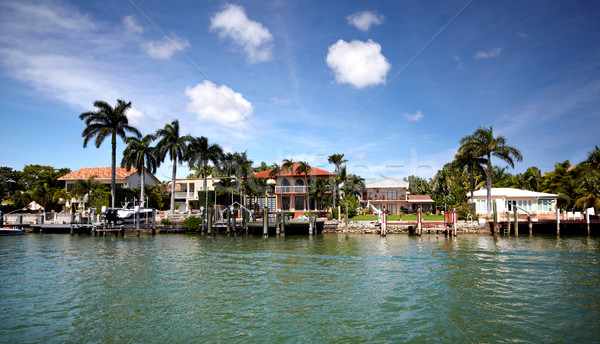 Stockfoto: Mooie · Miami · landschappen · hemel · huis