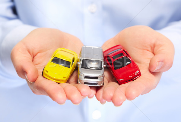 Hand with car. Stock photo © Kurhan