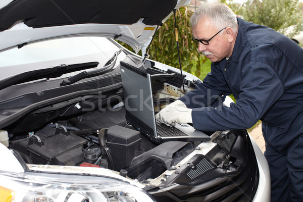 Autó szerelő gép autó javítás szolgáltatás Stock fotó © Kurhan