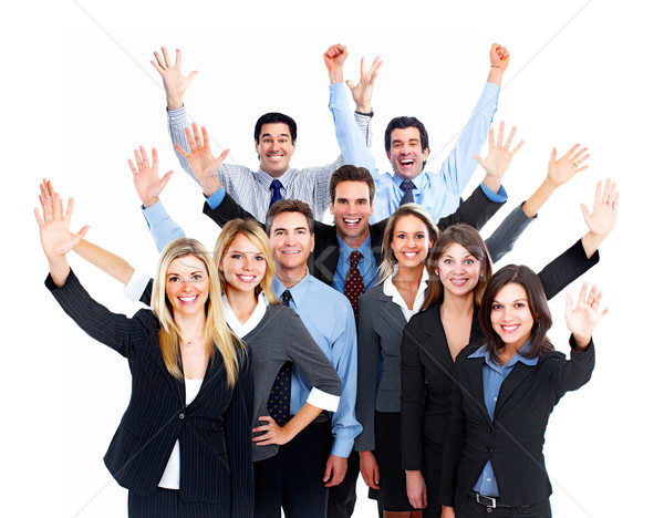 Happy Business people team. Stock photo © Kurhan