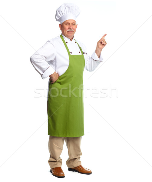 Chef inviting in restaurant. Stock photo © Kurhan
