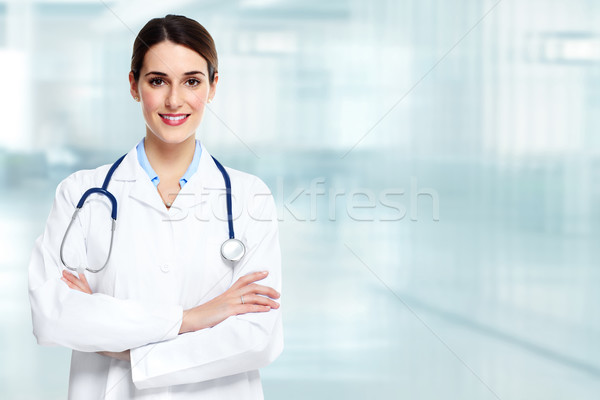 Medical doctor woman. Stock photo © Kurhan
