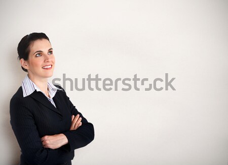 Beautiful business woman. Stock photo © Kurhan