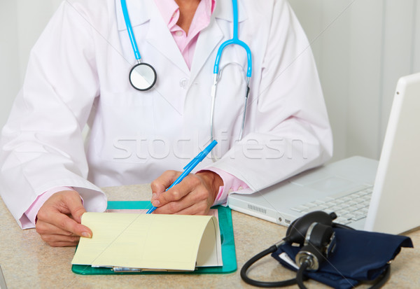 Stock photo: Doctor woman working in clinic.