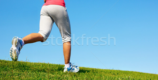 Jogging woman. Stock photo © Kurhan