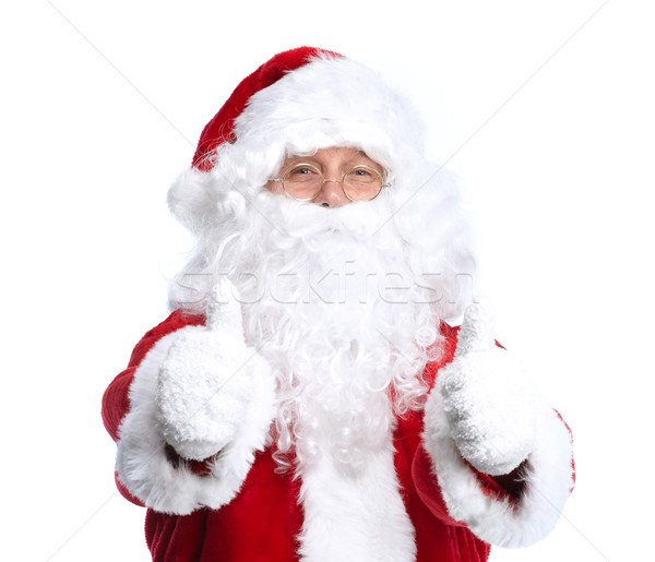 Stock photo: Santa Claus isolated on white.