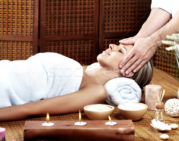 Stock photo: Spa massage.