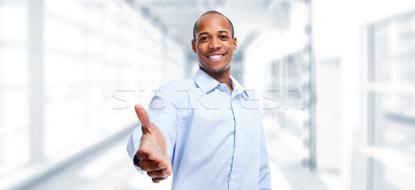 Handshake biznesmen sukces działalności człowiek mężczyzn Zdjęcia stock © Kurhan