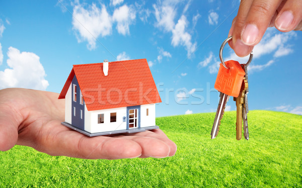 Small house and keys. Stock photo © Kurhan