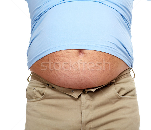 胖子 肚 飲食 健康 背景 商業照片 © Kurhan