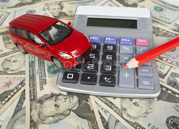 Car money and calculator. Stock photo © Kurhan