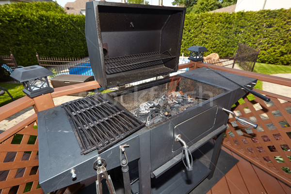 Stock photo: Barbecue grill.