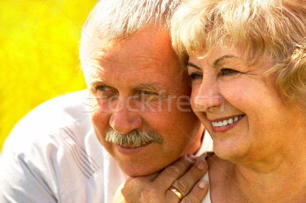 Stock photo: elderly couple