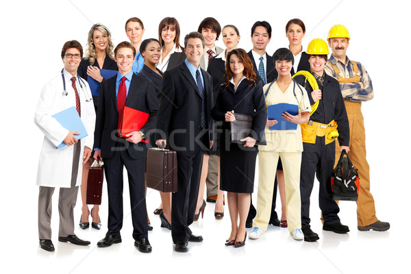 Ludzi ludzi biznesu budowniczych lekarzy architekta Zdjęcia stock © Kurhan