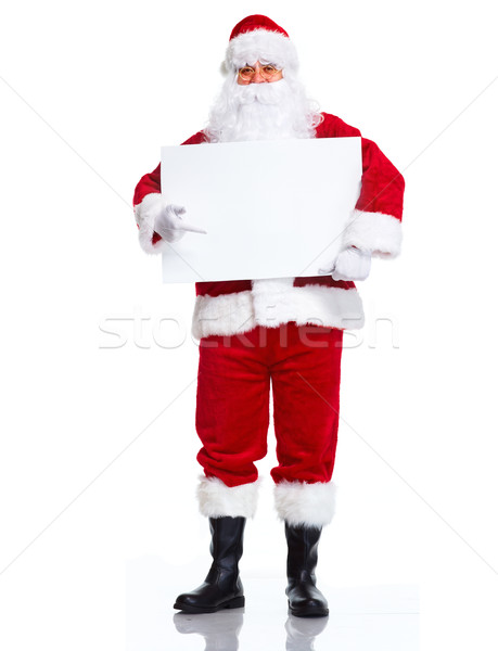 Affiche heureux Noël bannière isolé [[stock_photo]] © Kurhan