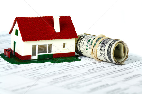 Family house and money. Stock photo © Kurhan