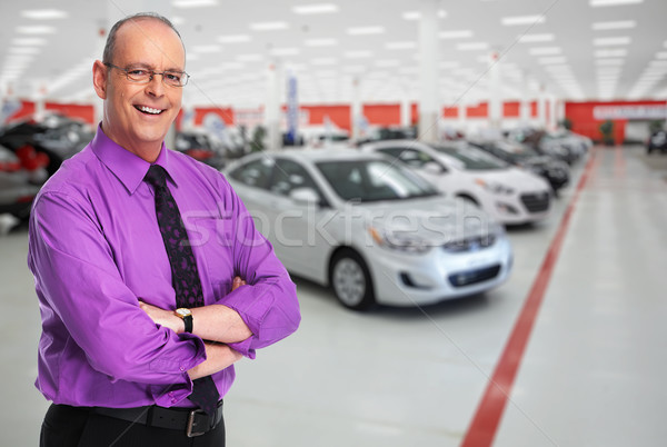 Autohändler Mann auto Mietbetrag Business Stock foto © Kurhan