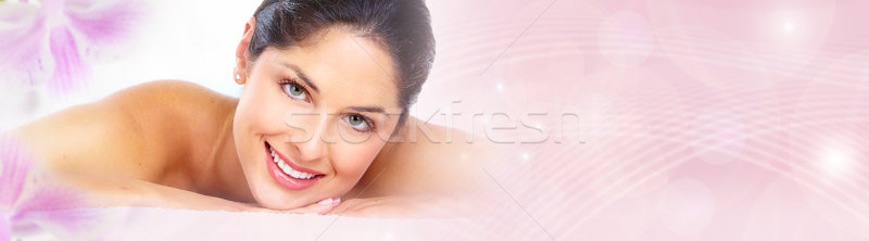 Woman having massage Stock photo © Kurhan