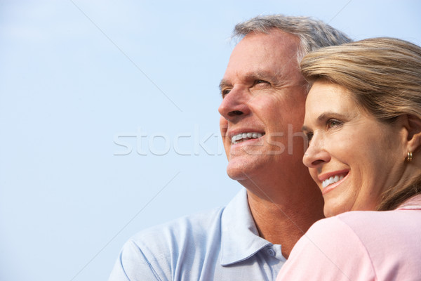 Pareja feliz ancianos parque familia Foto stock © Kurhan