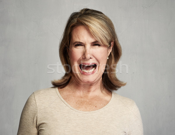 Angry woman Stock photo © Kurhan